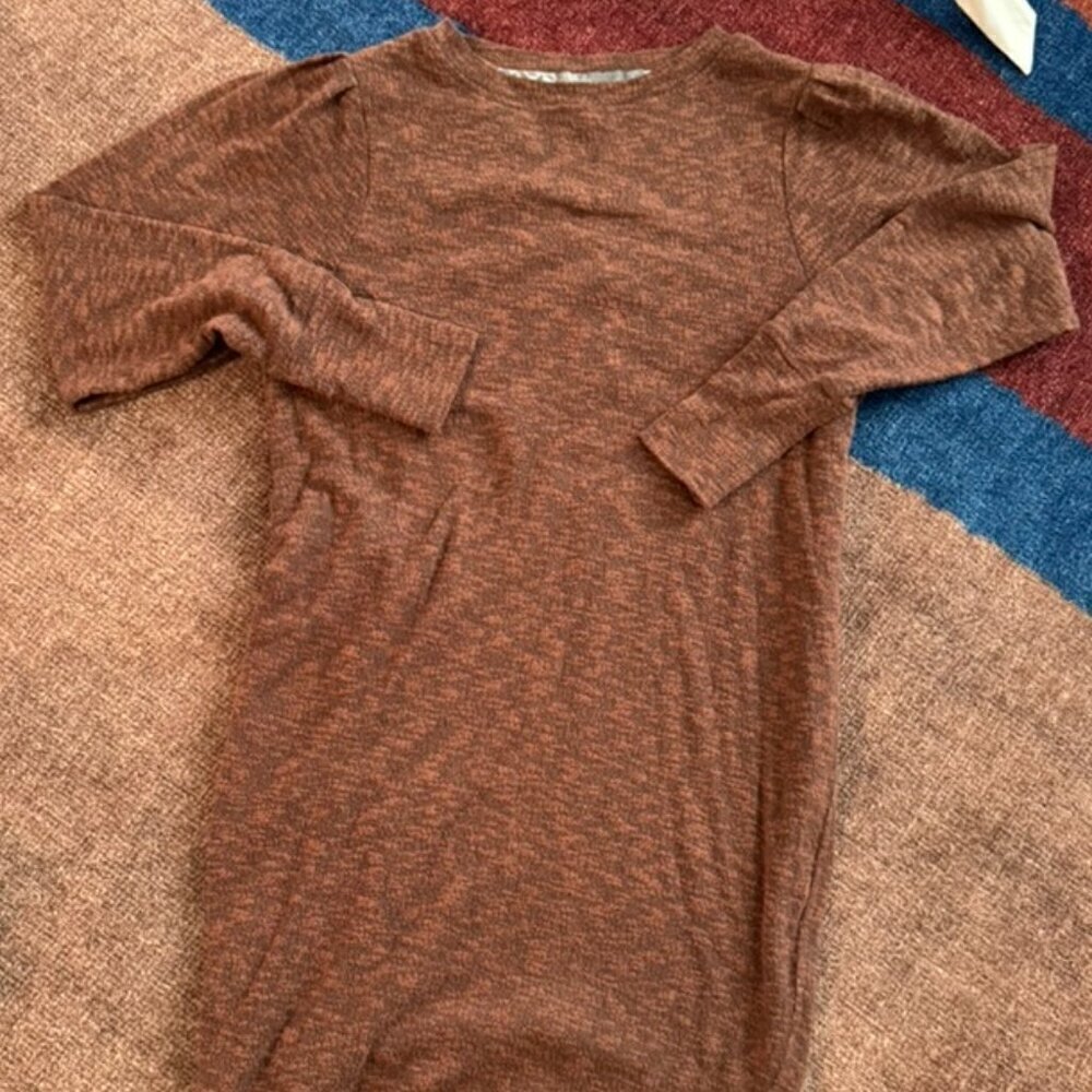 Prana Sweater Dress Rust Color XS - Picture 1 of 6